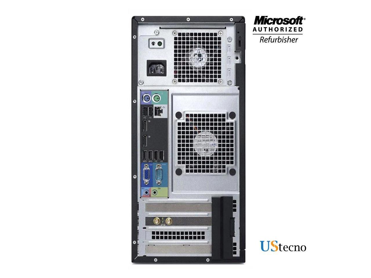 Dell Optiplex 9020 Tower Computer Intel Core i7 4770 16GB 1TB HDD DVD Windows 10 Professional New Free Keyboard, Mouse,Power cord,WiFi Adapter