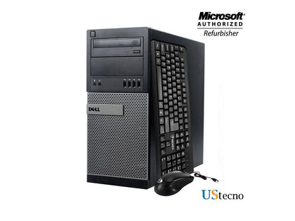 Dell Optiplex 9020 Tower Desktop Computer Intel Core i5 4570 16GB 1TB HDD DVD Windows 10 Home New Free Keyboard, Mouse,Power cord,WiFi Adapter