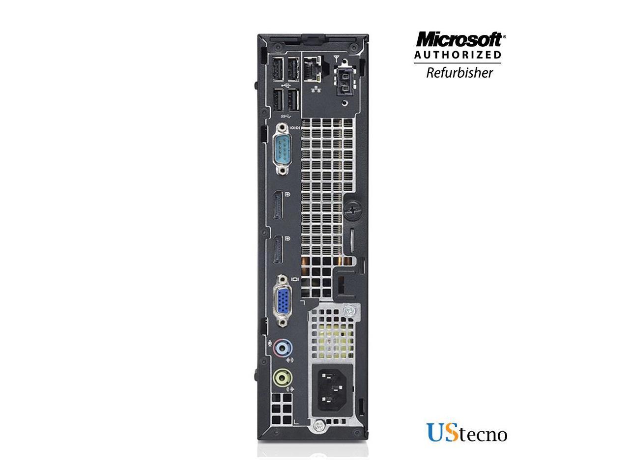 Dell Optiplex 9020 Ultra Small Form Factor Desktop Intel Core i5 4570S 4GB RAM New 128GB SSD WiFi, DVD, DP, VGA, USB 3.0,Windows 10 Pro 64 Bit