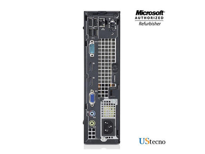 Dell Optiplex 9020 Ultra Small Form Factor Desktop Intel Core i5 4570S 4GB RAM New 128GB SSD WiFi, DVD, DP, VGA, USB 3.0,Windows 10 Pro 64 Bit