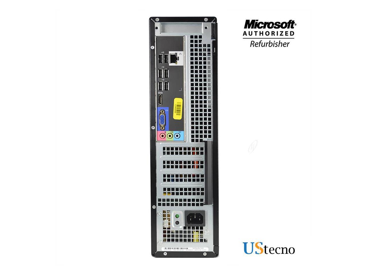 Dell Optiplex 3010 Desktop Computer Intel Core i5 3470 8GB 256GB SSD DVD Windows 10 Professional New Free Keyboard, Mouse,Power cord,WiFi Adapter