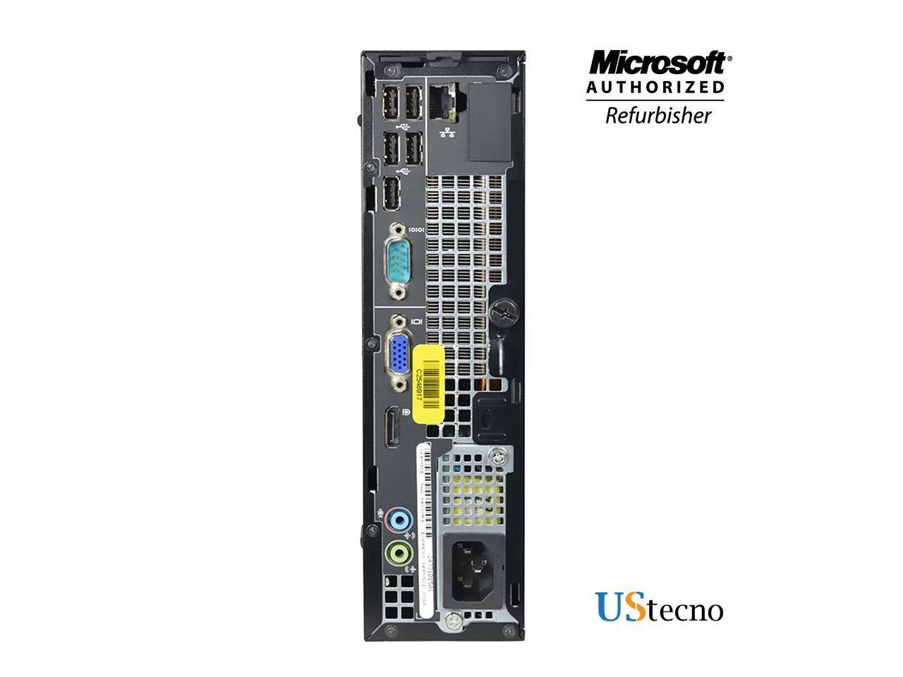 Dell Optiplex 790 USFF Computer Intel Core i5 2400 8GB 250GB HDD DVD Windows 10 Professional New Free Keyboard, Mouse,Power cord,WiFi Adapter