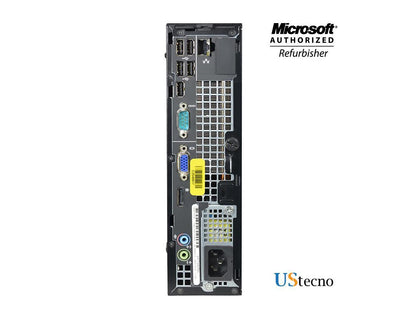 Dell Optiplex 790 USFF Computer Intel Core i5 2400 8GB 250GB HDD DVD Windows 10 Professional New Free Keyboard, Mouse,Power cord,WiFi Adapter