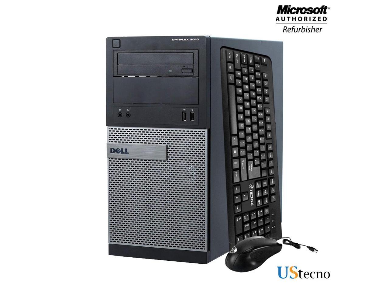 Dell Optiplex 3020 Tower Computer Intel Core i5 4th gen 4570 (upto 3.6 GHz) 16GB New 480GB SSD DVD WiFi + Bluetooth 4.0, USB 3.0 Windows 10 Professional 64 Bit