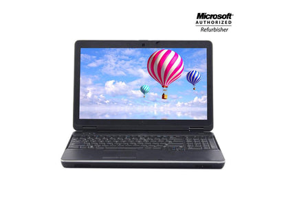 Dell Latitude E6540 Notebook 15.6" Core i5 4th Gen 4310M 8GB RAM 480GBSSD DVD HDMI Windows 10 Professional WiFi Webcam Power Adapter
