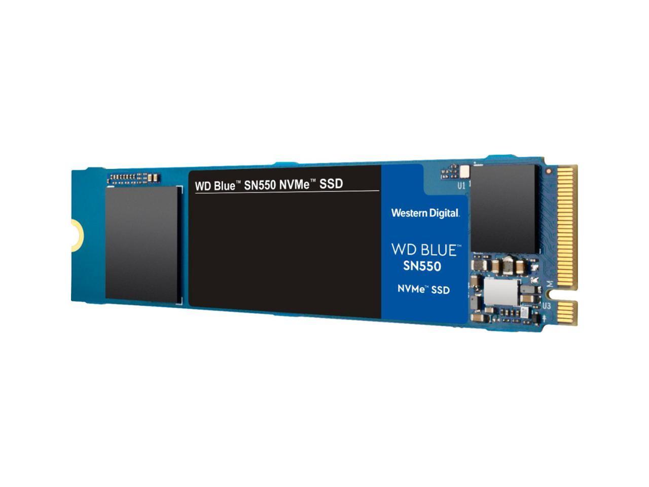 WD Blue SN550 NVMe 500GB Internal PCI Express 3.0 x4 Solid State Drive for Laptops with 3D NAND Technology