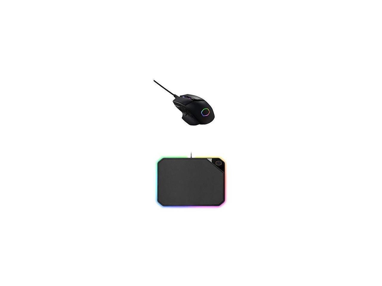 Cooler Master MM830 Gaming Mouse with 24, 000 DPI Sensor, Hidden D-Pad Buttons, 4-Zone RGB, and Precision Wheel