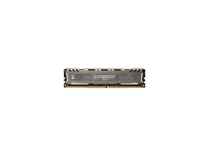 Crucial BLS8G4D32AESBK 8GB Ballistix Sport LT DDR4 - 3200 MT UDIMM Unbuffered 288-Pin Memory - Gray