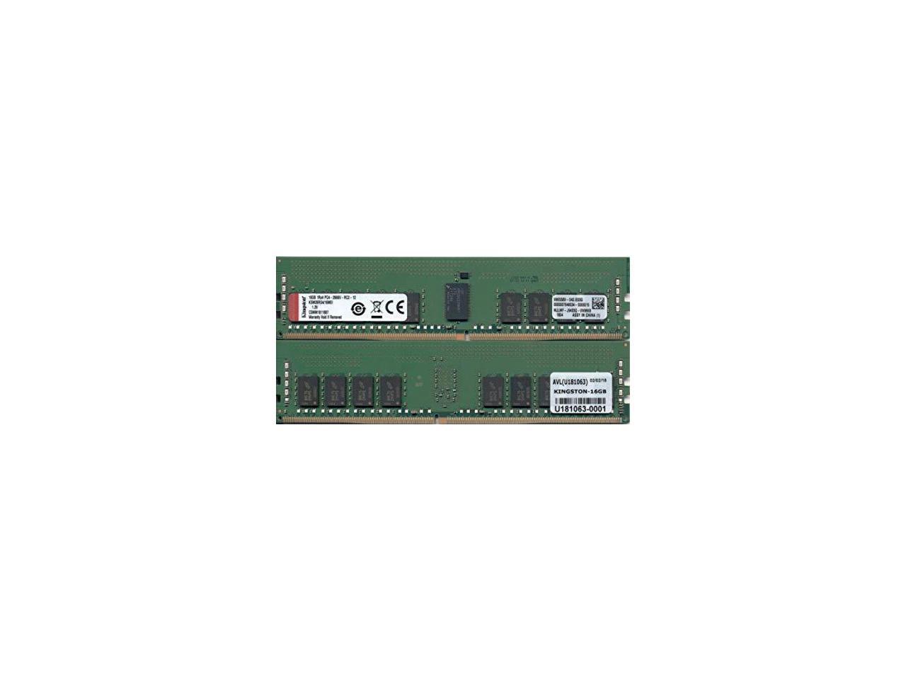 Kingston - KSM26RS4/16MEI - Kingston 16GB Module - DDR4 2666MHz Server Premier - 16 GB - DDR4-2666/PC4-2666 DDR4 SDRAM -