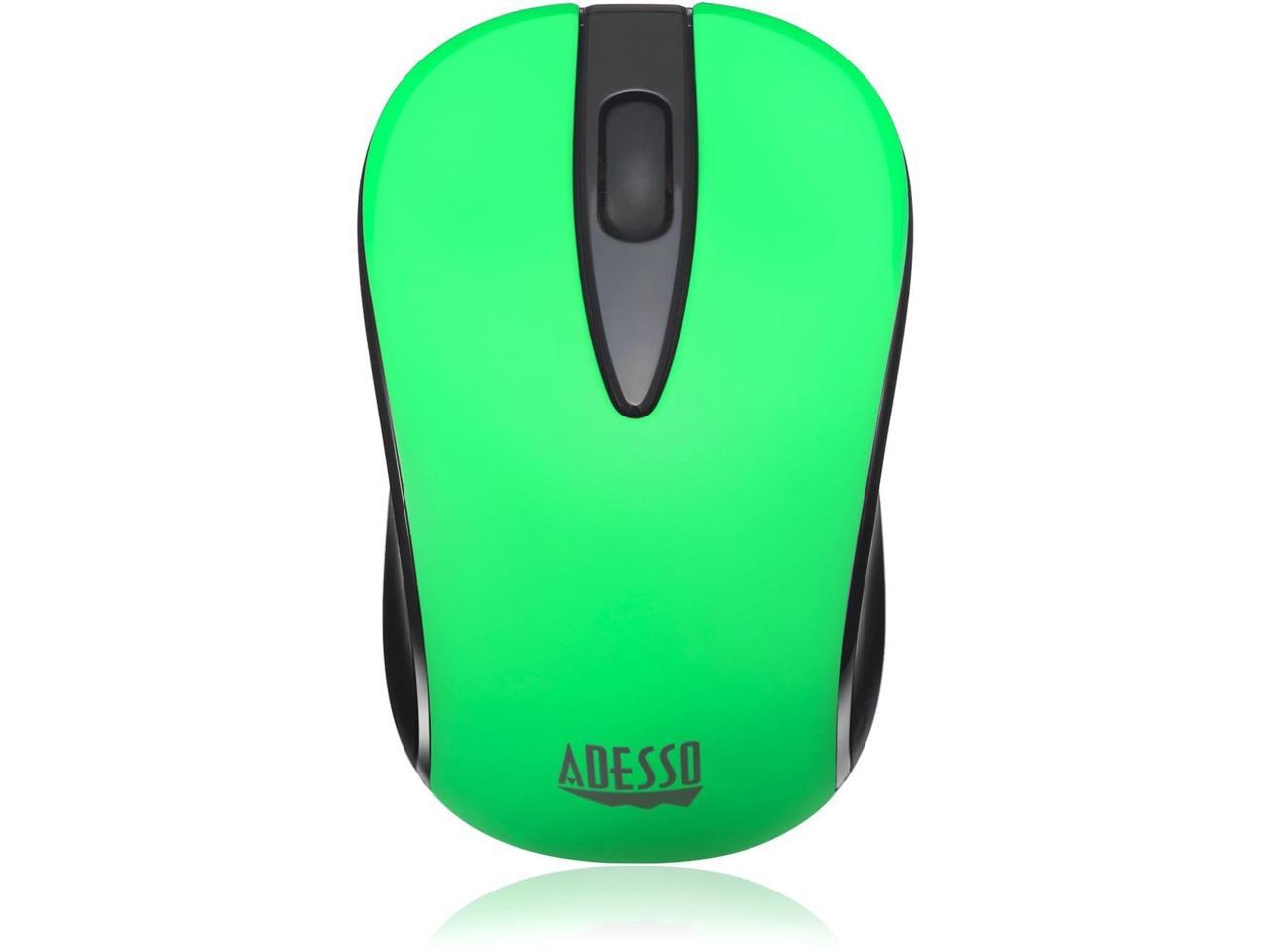 ADESSO IMOUSES70G ADESSO GREEN NEON COLOR 2.4GHZ WIRELESS OPTICAL MINI MOUSE