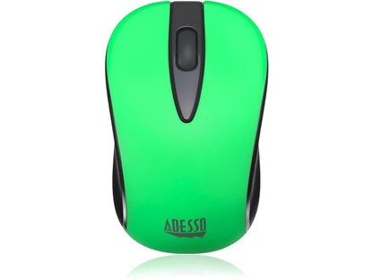 ADESSO IMOUSES70G ADESSO GREEN NEON COLOR 2.4GHZ WIRELESS OPTICAL MINI MOUSE