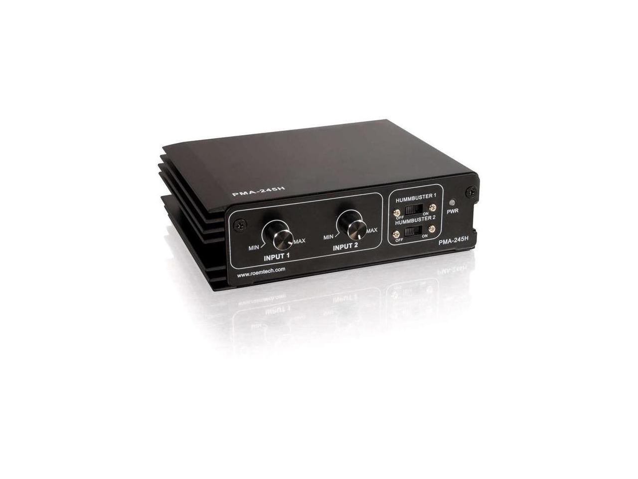 45 WATT STEREO MIXER/AMPLIFIER PLENUM RATED