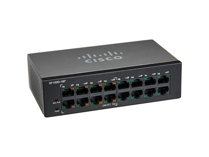 CISCO SYSTEMS SF100D-16P-NA 16 Port 10/100 PoE