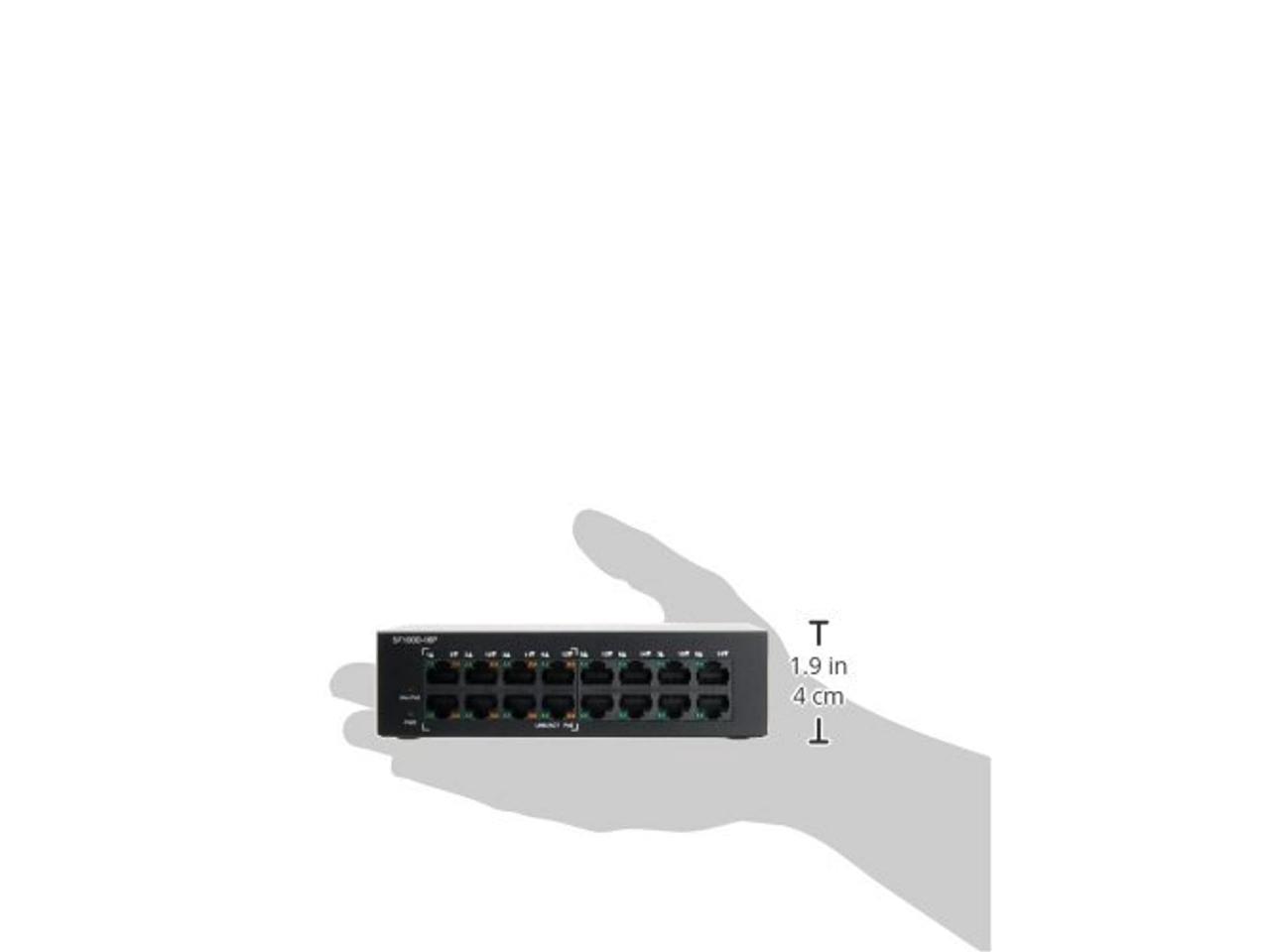 CISCO SYSTEMS SF100D-16P-NA 16 Port 10/100 PoE