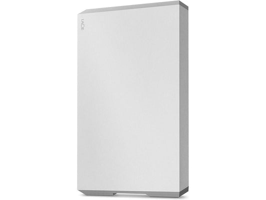 LaCie Mobile Drive 2TB External Hard Drive HDD – Moon Silver USB-C USB 3.0, for Mac and PC Computer Desktop Workstation Laptop (STHG2000400)