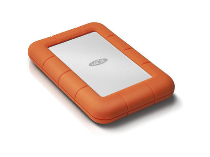 LaCie LAC9000298 Rugged Mini 2TB External Hard Drive Portable HDD - USB 3.0 USB 2.0 Compatible, Drop Shock Dust Rain Resistant Shuttle Drive, For Mac And PC Computer Desktop Workstation PC Laptop