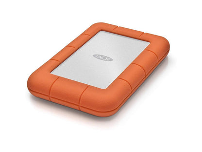LaCie LAC9000298 Rugged Mini 2TB External Hard Drive Portable HDD - USB 3.0 USB 2.0 Compatible, Drop Shock Dust Rain Resistant Shuttle Drive, For Mac And PC Computer Desktop Workstation PC Laptop