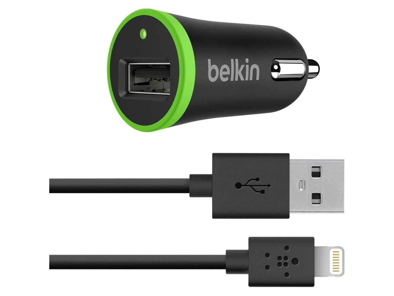 Belkin F8J078bt04-BLK Lightning Cable And Car Charge (f8j078bt04blk)