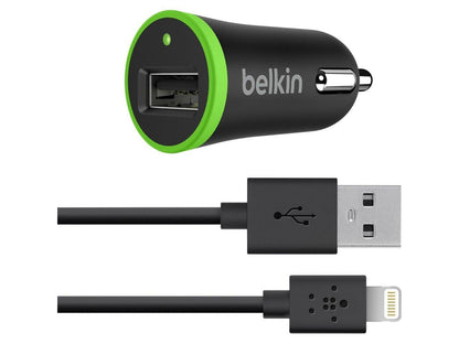 Belkin F8J078bt04-BLK Lightning Cable And Car Charge (f8j078bt04blk)