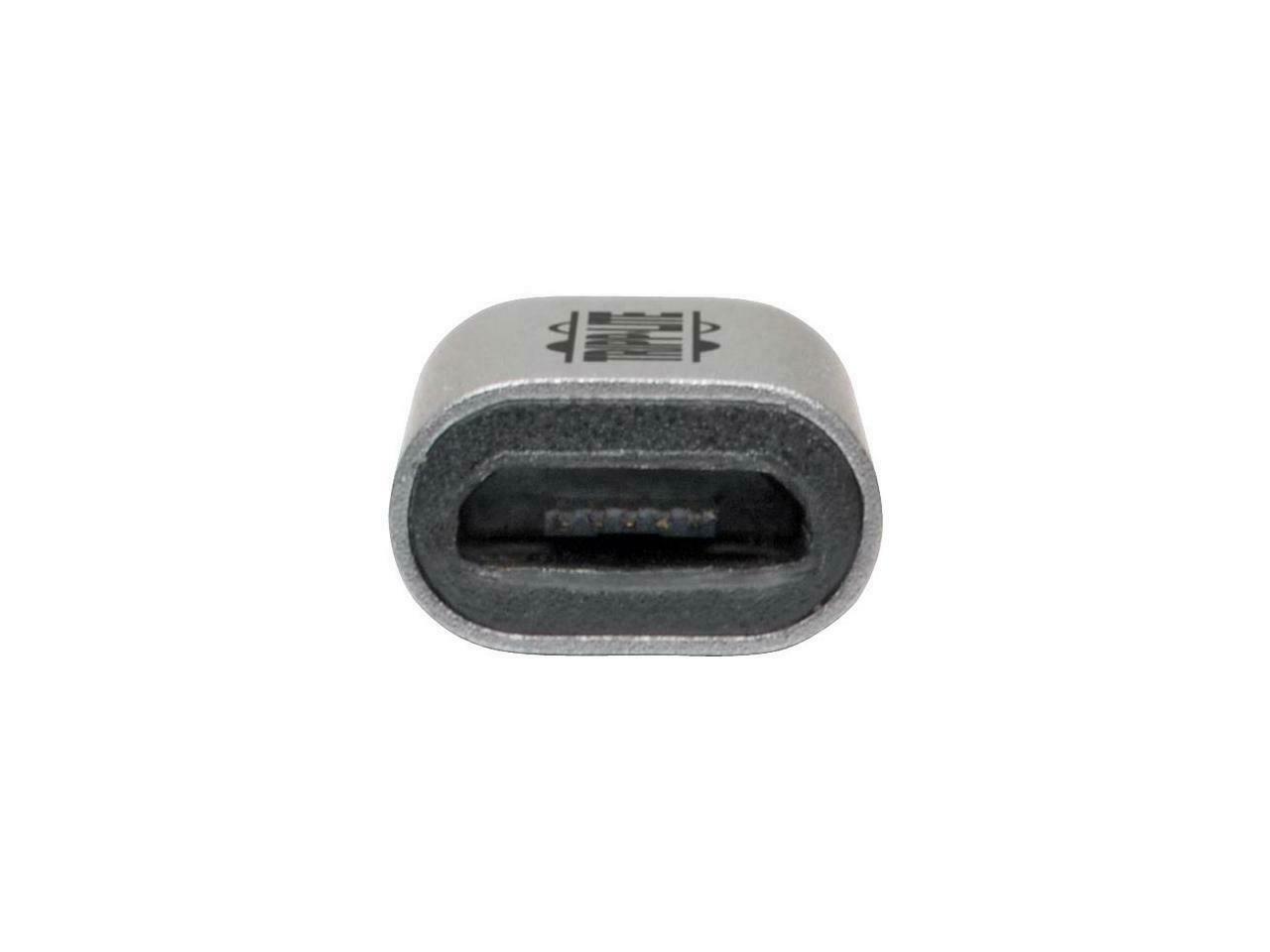 Tripp Lite USB 2.0 Hi-Speed Adapter, USB-C to USB Micro-B (M/F)