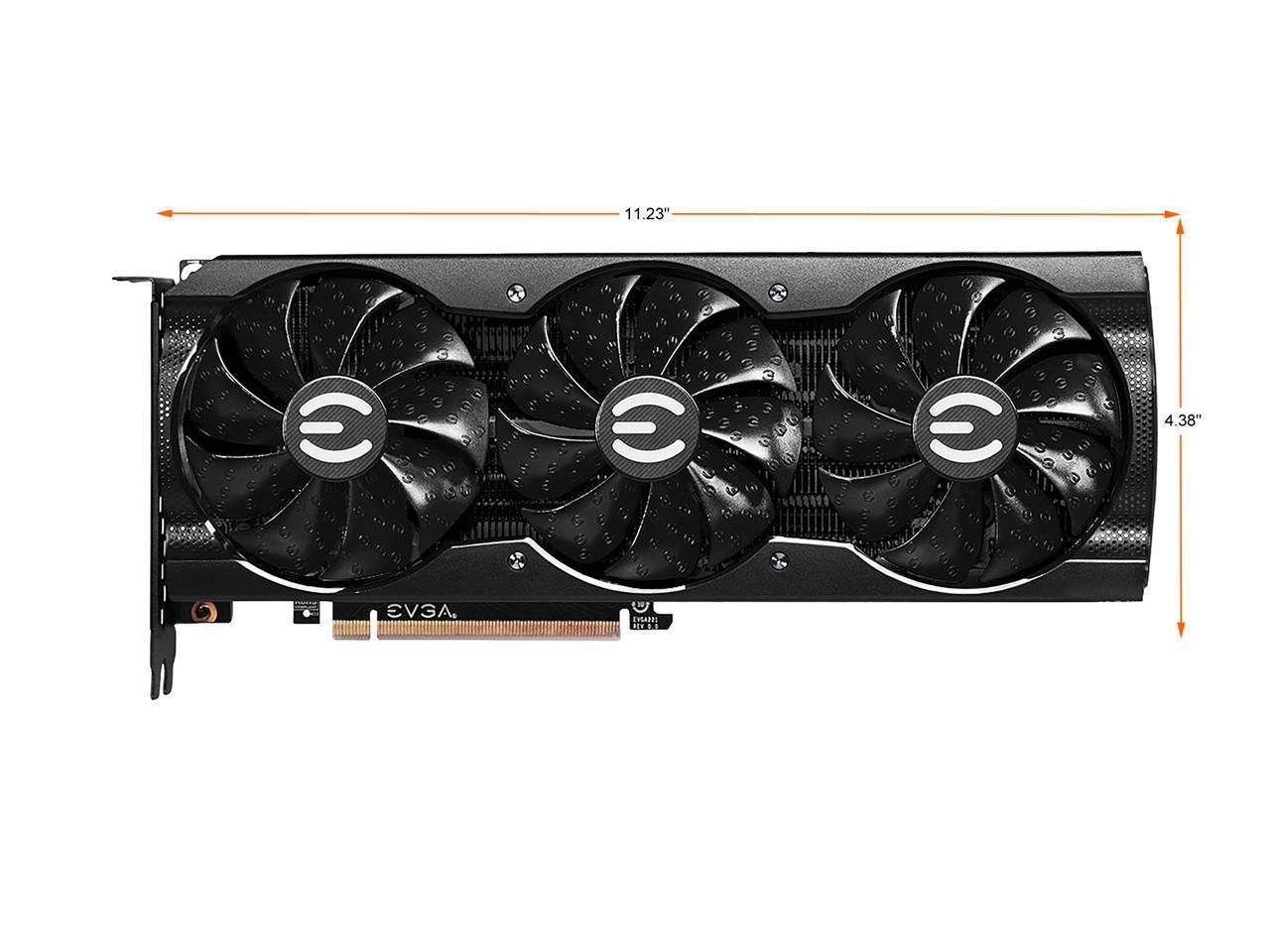 EVGA GeForce RTX 3070 XC3 Ultra Gaming, 08G-P5-3755-KL, 8GB GDDR6, iCX3 Cooling, ARGB LED, Metal Backplate, LHR