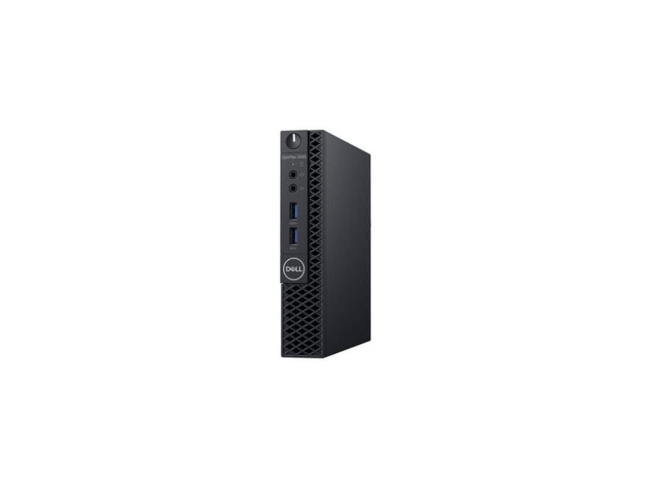 Dell OptiPlex 3000 3060 Desktop Computer - Intel Core i5 (8th Gen) i5-8500T 2.10 GHz - 4 GB DDR4 SDRAM - 500 GB HDD - Windows 10 Pro 64-bit (English/French/Spanish) - Micro PC