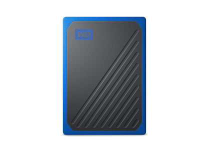 WD 500GB My Passport Go Cobalt SSD Portable External Storage - WDBY9Y5000ABT-WESN (Old model)