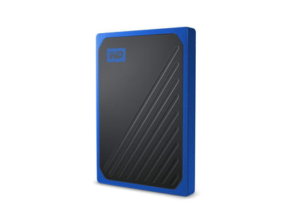 WD 500GB My Passport Go Cobalt SSD Portable External Storage - WDBY9Y5000ABT-WESN (Old model)