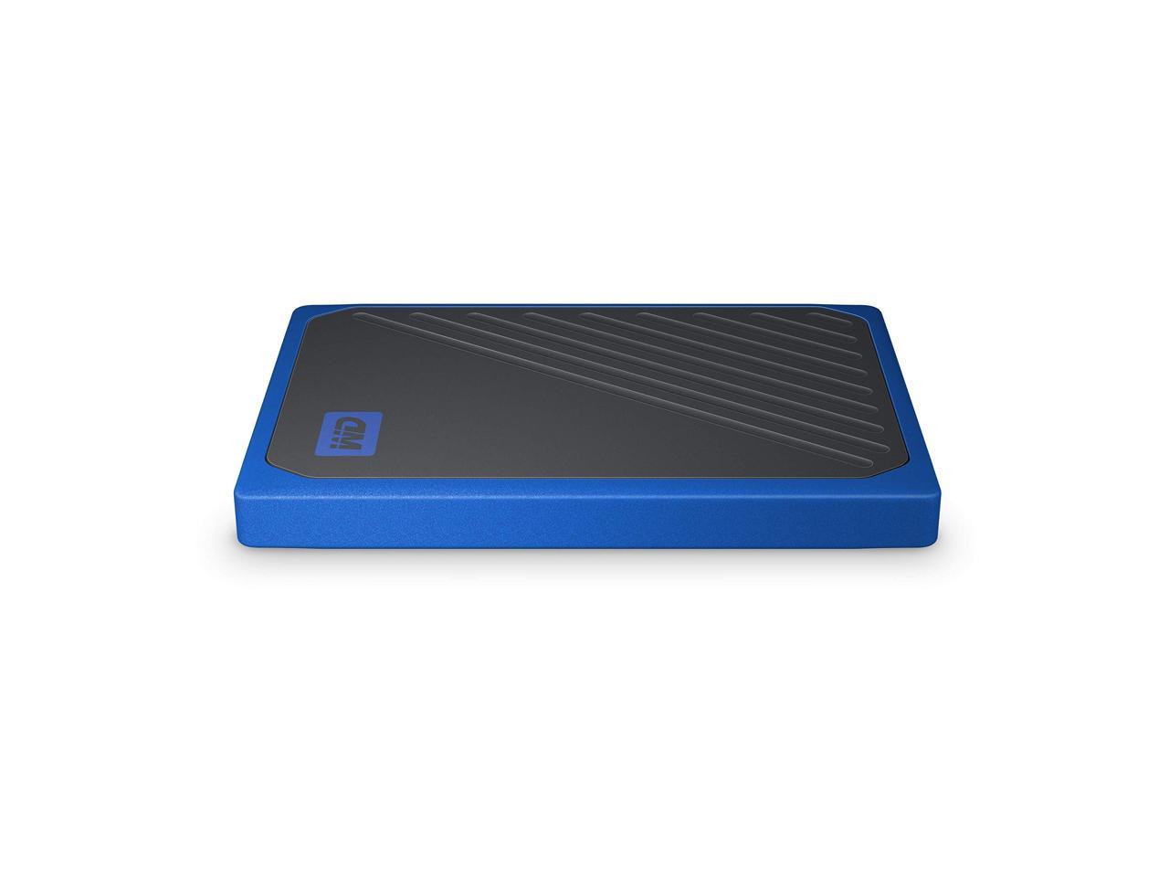 WD 500GB My Passport Go Cobalt SSD Portable External Storage - WDBY9Y5000ABT-WESN (Old model)