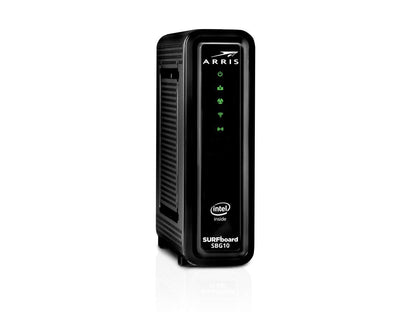 ARRIS Surfboard (16x4) DOCSIS 3.0 Cable Modem Plus AC1600 Dual Band Wi-Fi Router, 686 Mbps Max Speed, Certified for Xfinity, Spectrum, Cox & More (SBG10)