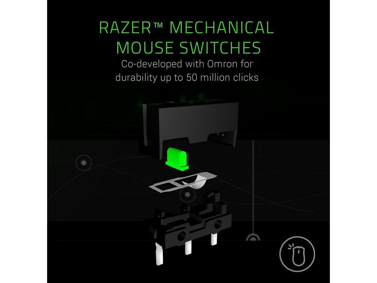Razer Mamba Elite Advanced Ergonomics Gaming Mouse - 16,000 DPI Optical Sensor