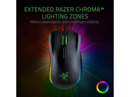 Razer Mamba Elite Advanced Ergonomics Gaming Mouse - 16,000 DPI Optical Sensor
