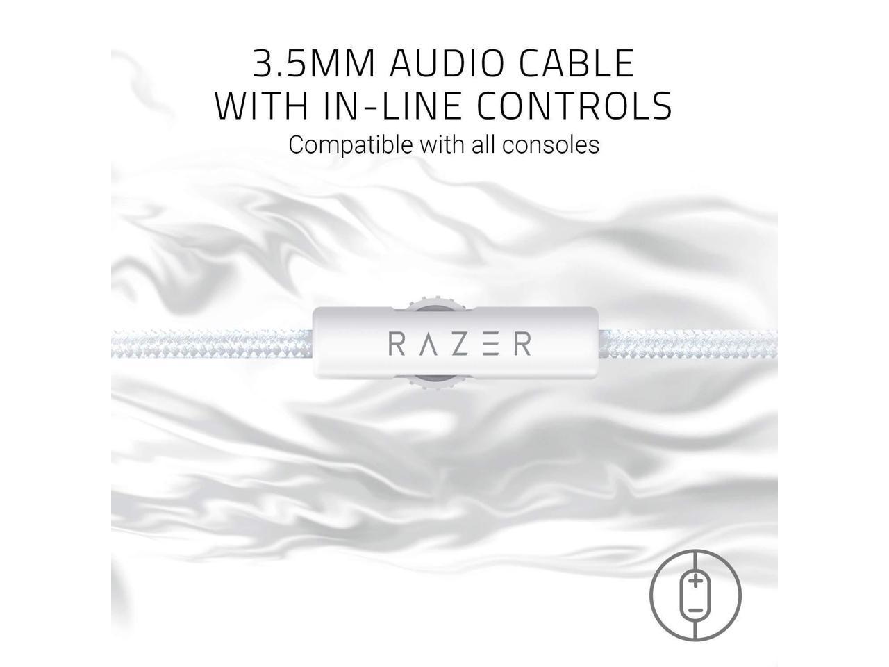 Razer Kraken Competitive Gaming Headset - Noise Cancelling Microphone - White