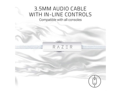 Razer Kraken Competitive Gaming Headset - Noise Cancelling Microphone - White