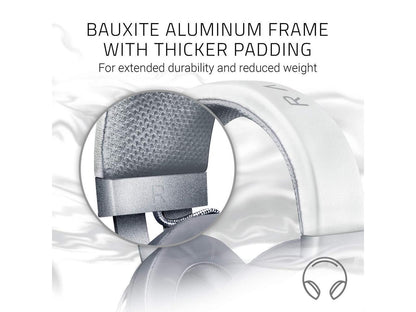 Razer Kraken Competitive Gaming Headset - Noise Cancelling Microphone - White