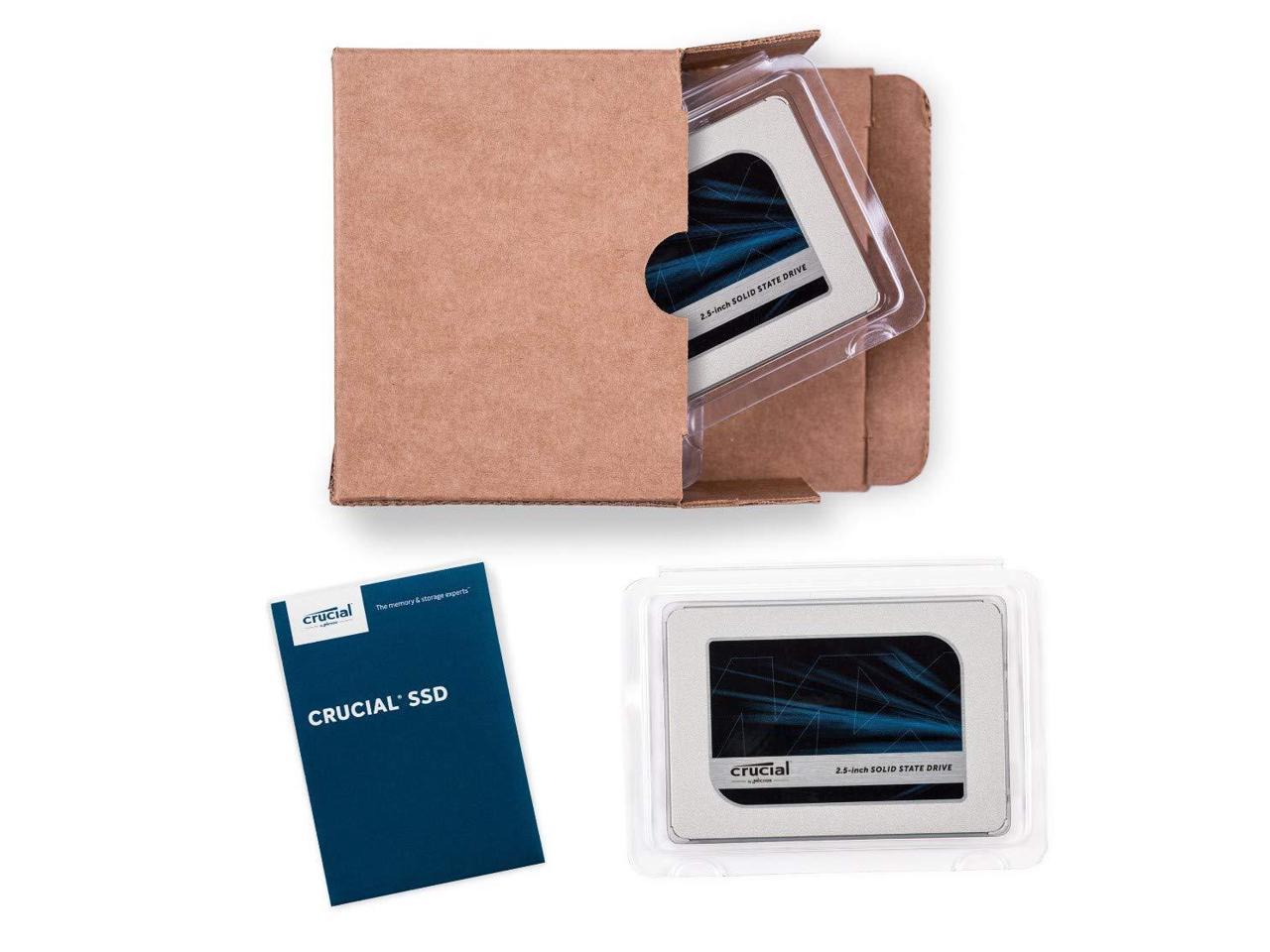Crucial MX500 1TB 3D NAND SATA 2.5 Inch Internal SSD - CT1000MX500SSD1(Z) Frustration-Free Packaging