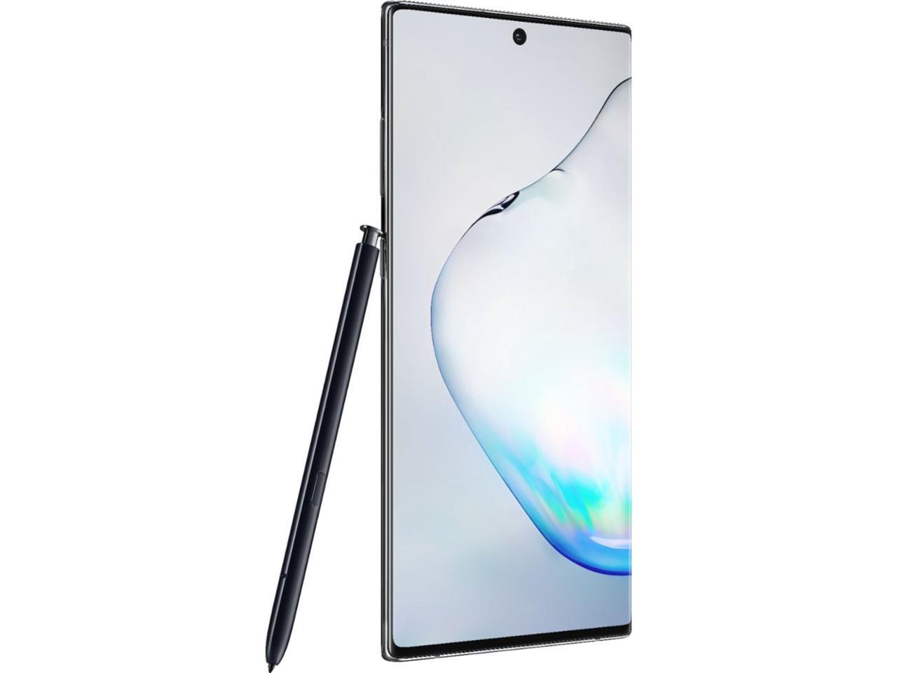 Samsung Galaxy Note 10+ Plus 512GB Factory Unlocked Aura Black (Fully Unlocked, 6.8 Inch Display, 4G LTE, U.S. Version) SM-N975UZKEXAA - OEM