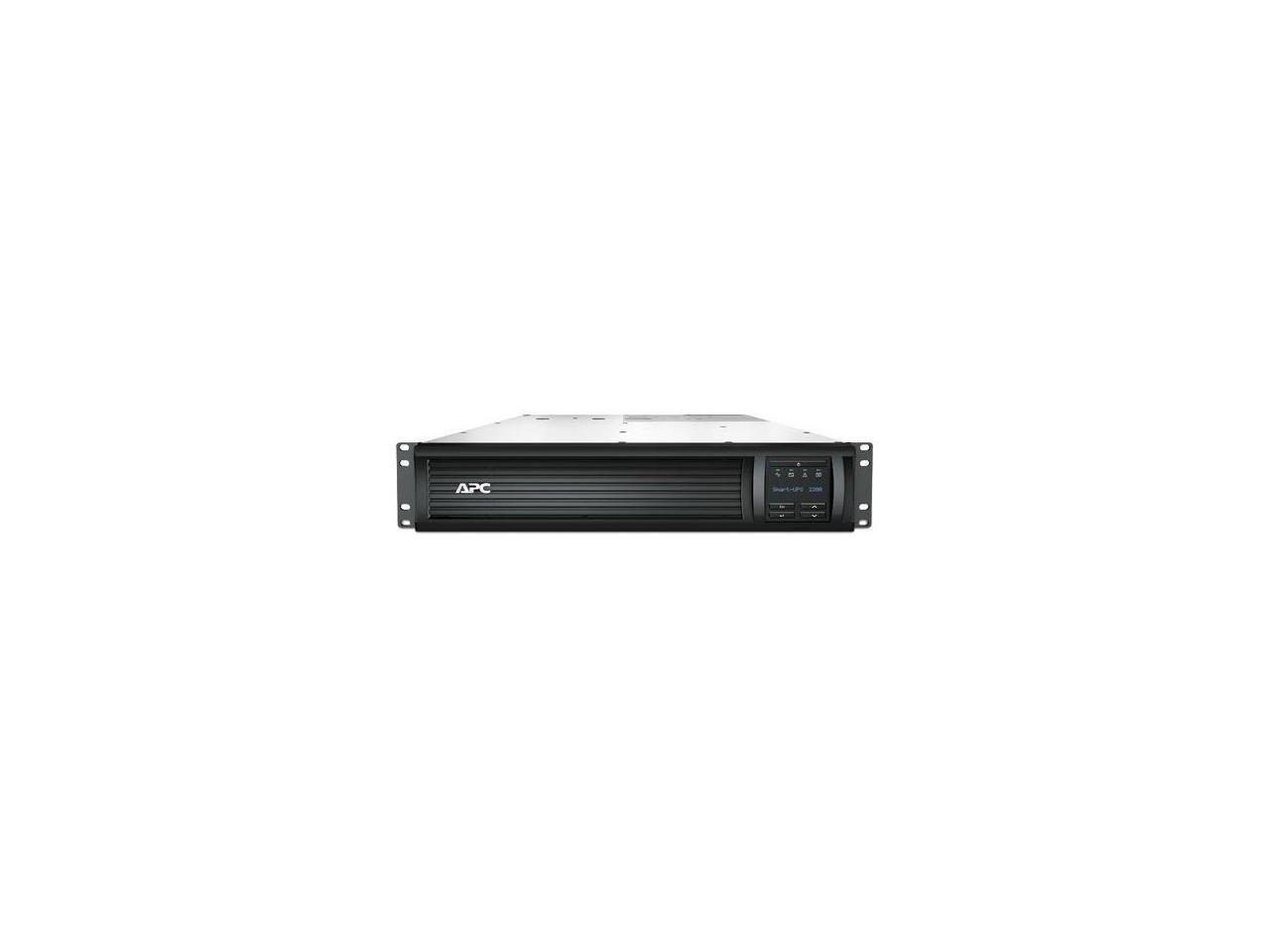 APC SMT2200RM2UNC Smart-Ups 2200Va Lcd Rm 2U - Ups (Rack-Mountable) - Ac 120 V - 1920 Watt - 2200 Va - Ethernet 10/100, Usb - Output Connectors: 8 - 2U - Black