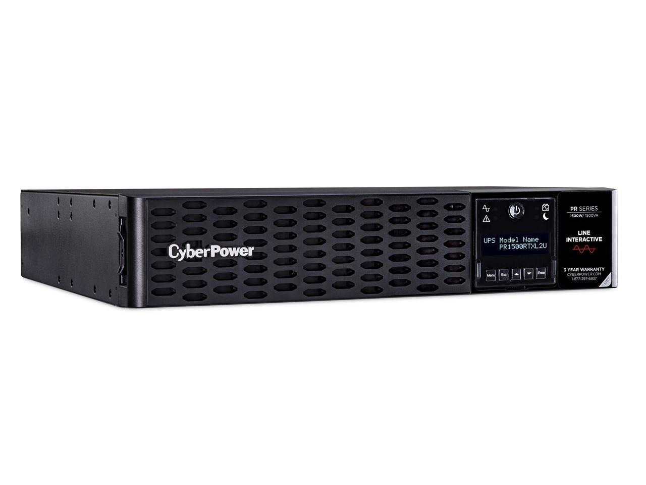 CyberPower Smart App Sinewave PR1500RTXL2UN 1.5KVA Tower/Rack Convertible UPS