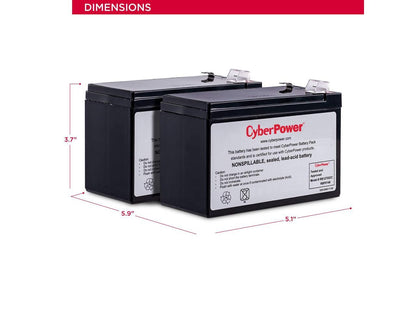 REPLACEMENT BATTERY 2 X 12V/7AH