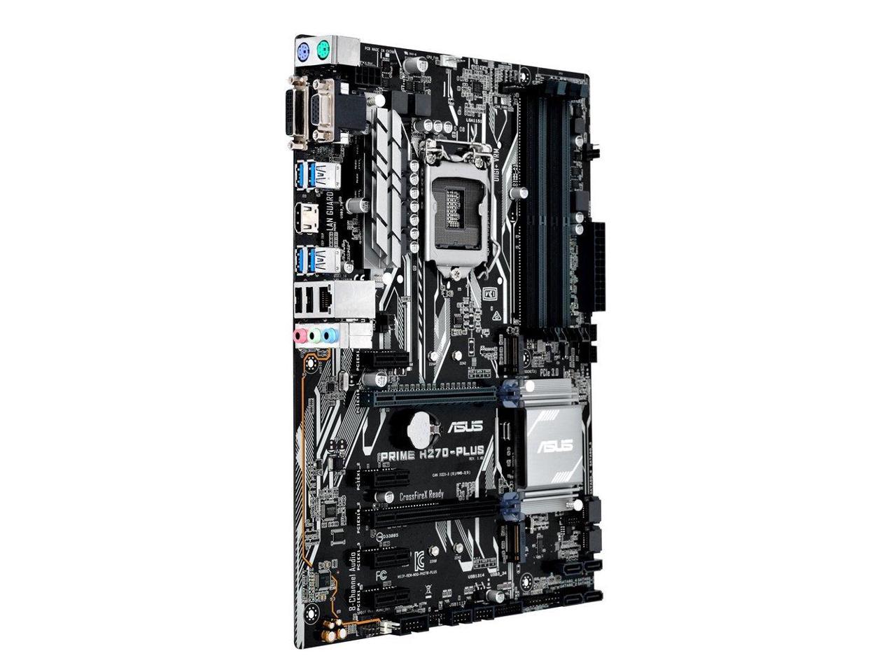 ASUS PRIME H270-PLUS/CSM LGA 1151 Intel H270 HDMI SATA 6Gb/s USB 3.1 ATX Motherboards - Intel