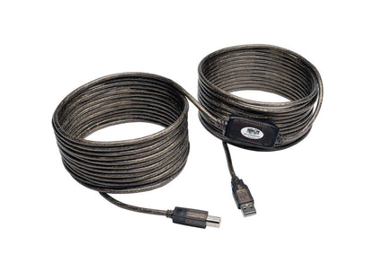 Tripp Lite USB 2.0 Hi-Speed Active Repeater Cable A/B M/M 480Mbps 50' 50ft