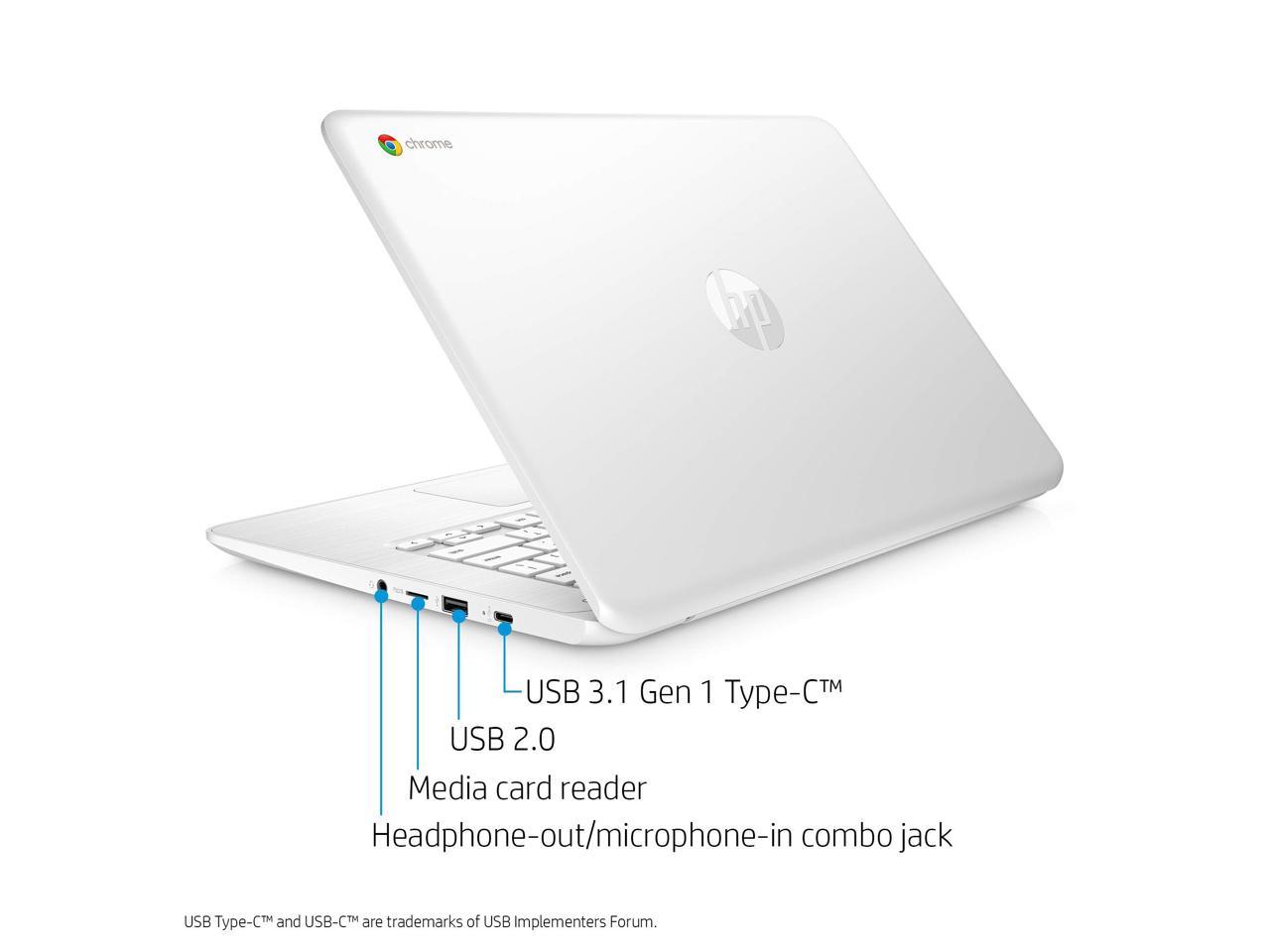 HP 14-db0050nr Chromebook AMD A4-Series A4-9120 (2.20 GHz) 4 GB Memory 32 GB eMMC SSD 14.0" Chrome OS