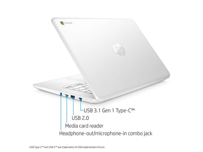 HP 14-db0050nr Chromebook AMD A4-Series A4-9120 (2.20 GHz) 4 GB Memory 32 GB eMMC SSD 14.0" Chrome OS