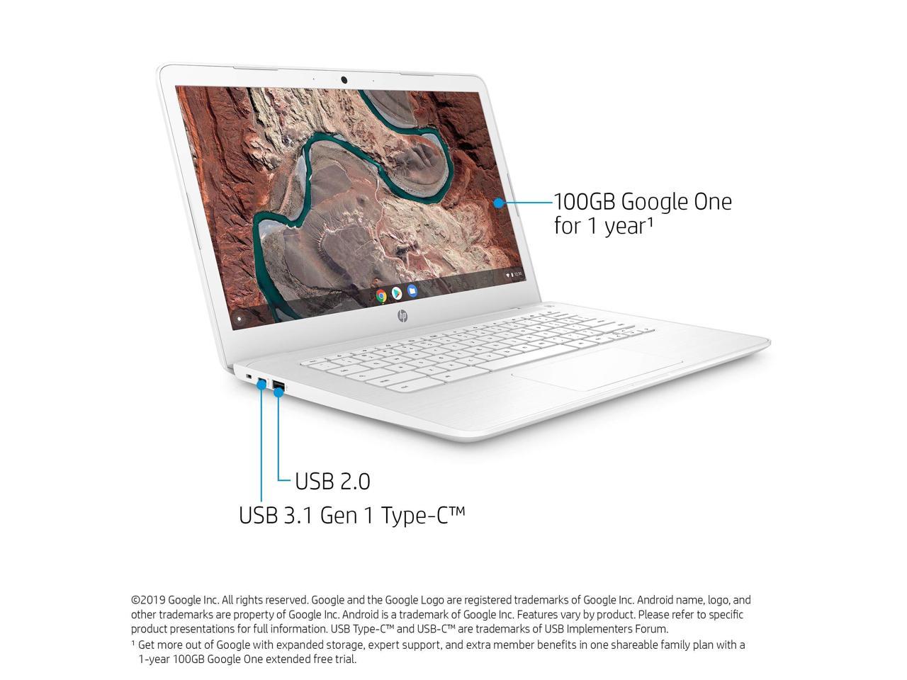 HP 14-db0050nr Chromebook AMD A4-Series A4-9120 (2.20 GHz) 4 GB Memory 32 GB eMMC SSD 14.0" Chrome OS