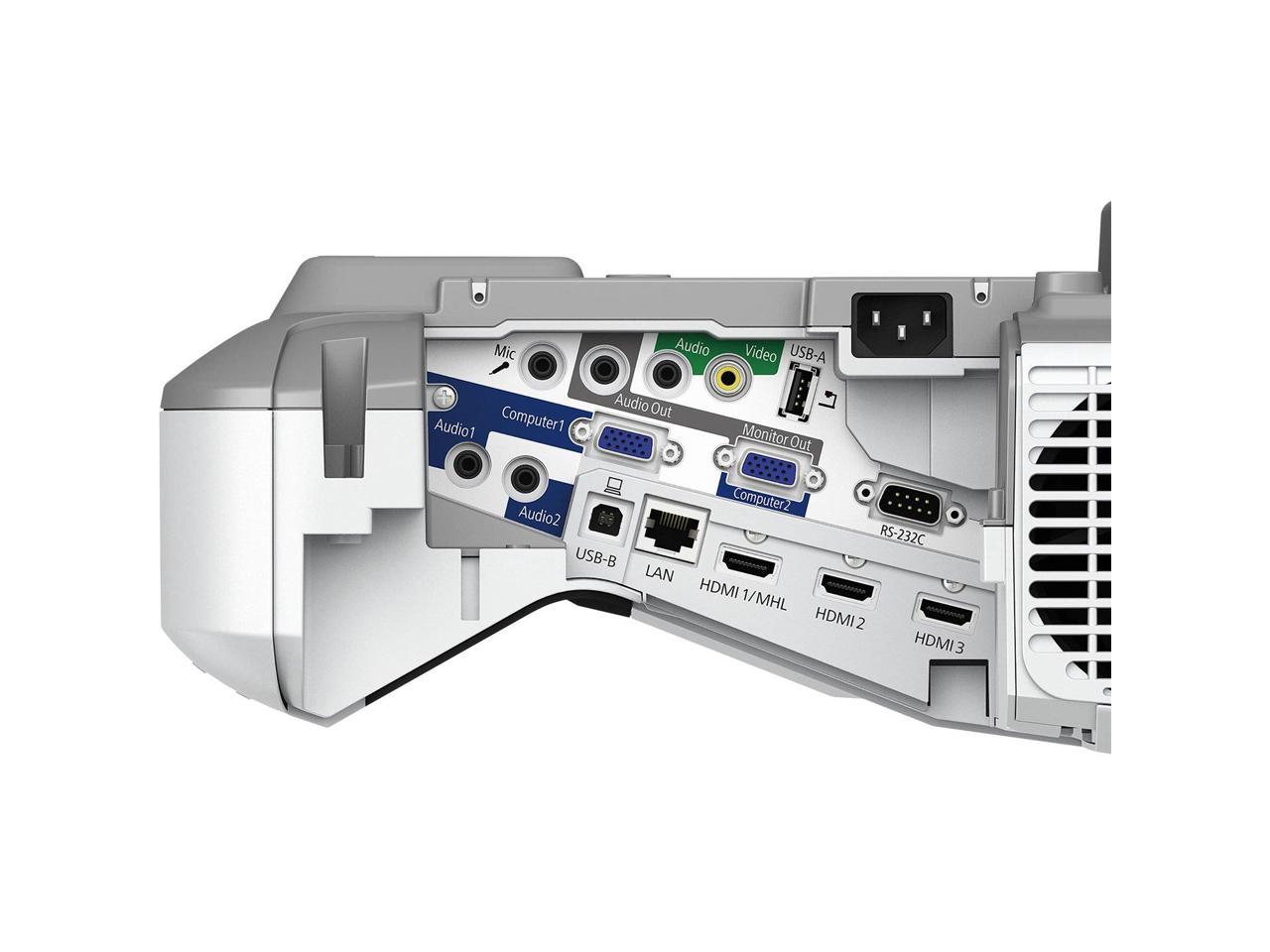 Epson PowerLite 680 XGA 3LCD Short-throw Presentation Projector 3500 lumens, V11H746520 (SMART Board M680 and 880 compatible)