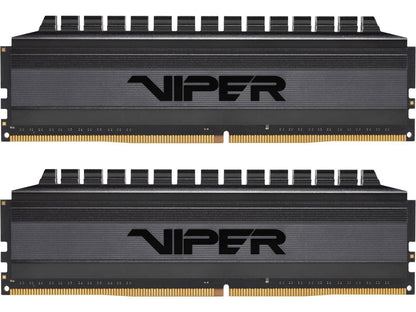 Patriot Viper 4 Blackout Series 8GB (2 x 4GB) 288-Pin DDR4 SDRAM DDR4 3200 (PC4 25600) AMD Compatible Desktop Memory Model PVB48G320C6K
