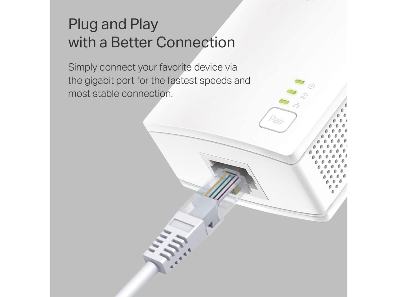 TP-Link TL-PA7017 KIT AV1000 Gigabit Powerline Starter Kit Up to 1Gbps