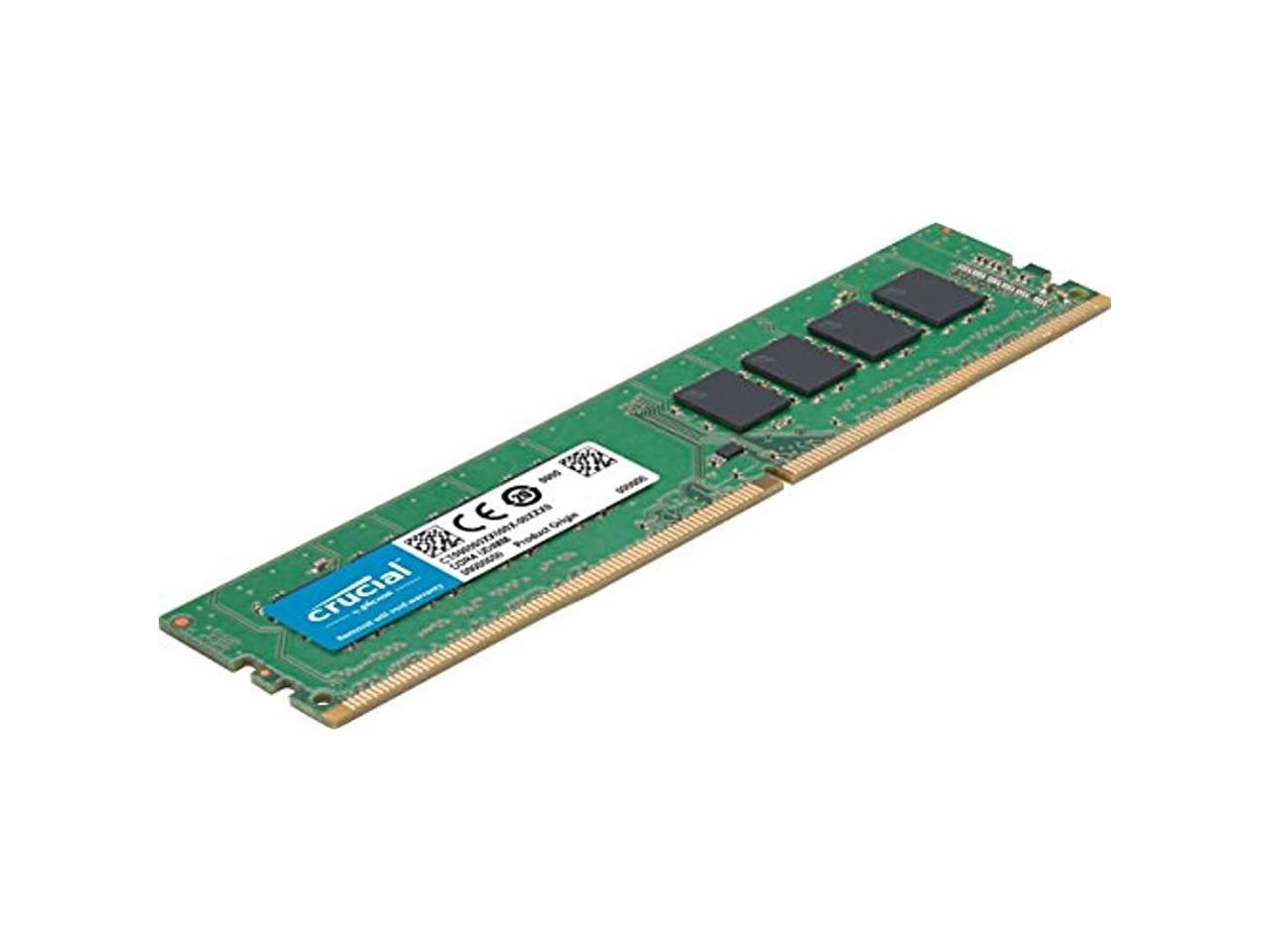 Crucial 8GB Kit (4GBx2) DDR4 2666 MT/s (PC4-21300) CL19 x8 UDIMM 288-Pin Memory - CT2K4G4DFS8266
