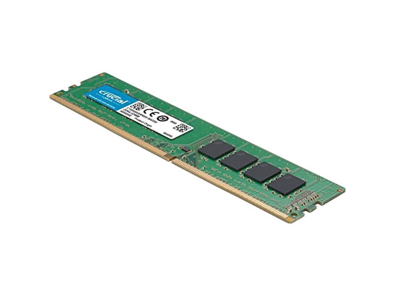 Crucial 8GB Kit (4GBx2) DDR4 2666 MT/s (PC4-21300) CL19 x8 UDIMM 288-Pin Memory - CT2K4G4DFS8266